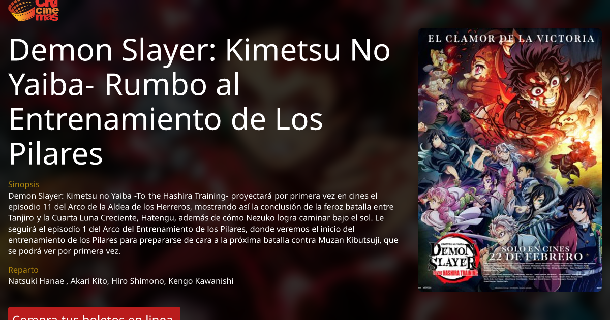 Demon Slayer Kimetsu No Yaiba Rumbo Al Entrenamiento De Los Pilares De Junio